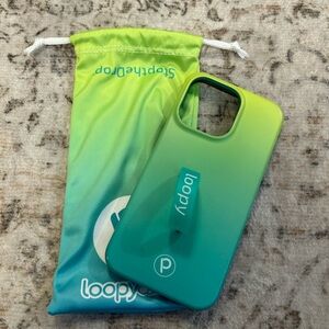 Loopy Case Gradient Green and Blue Phone Cover